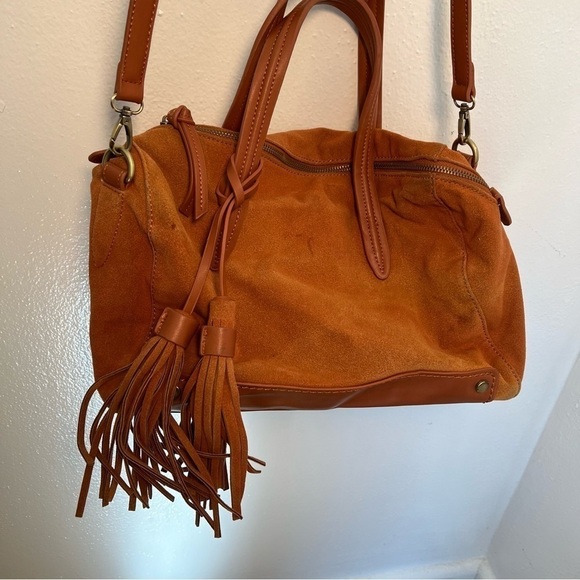 Shiraleah Marlow Satchel Bag Rust Tan - Picture 4 of 11